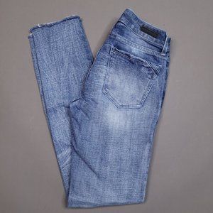 Buckle Black No.53 Straight Leg Starched Medium Wash Jeans Preppy 26x31